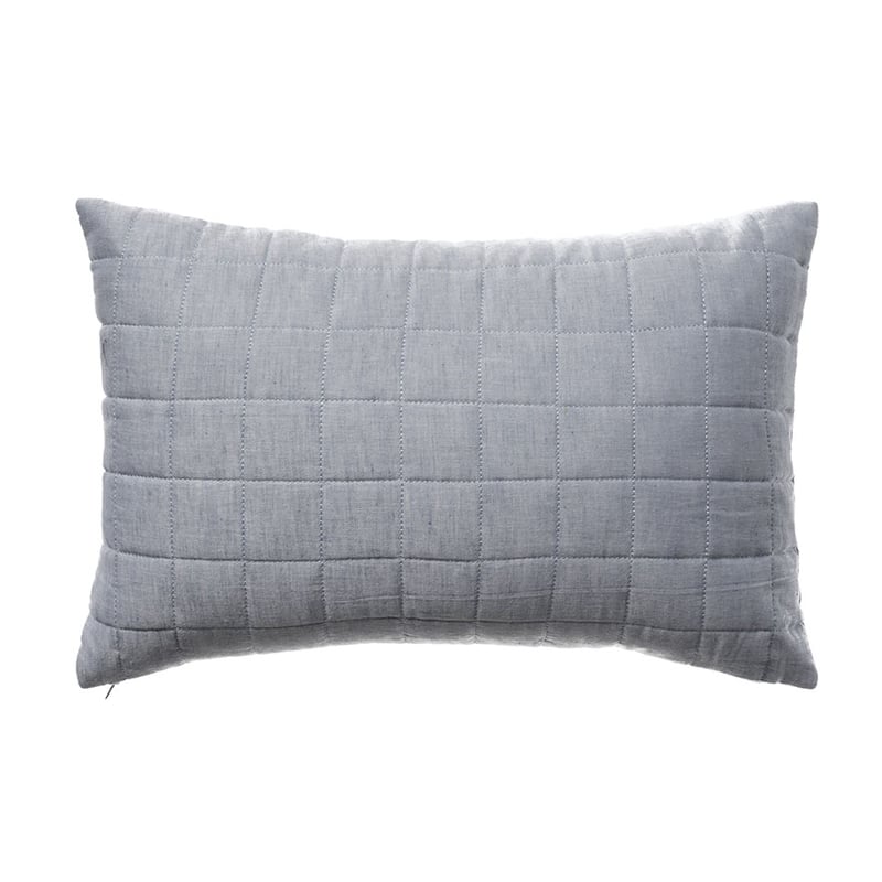 Macedon Grid Blue Long Cushion