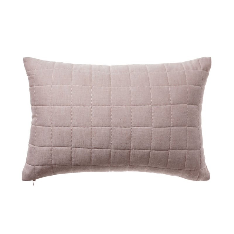 Macedon Grid Pink Long Cushion
