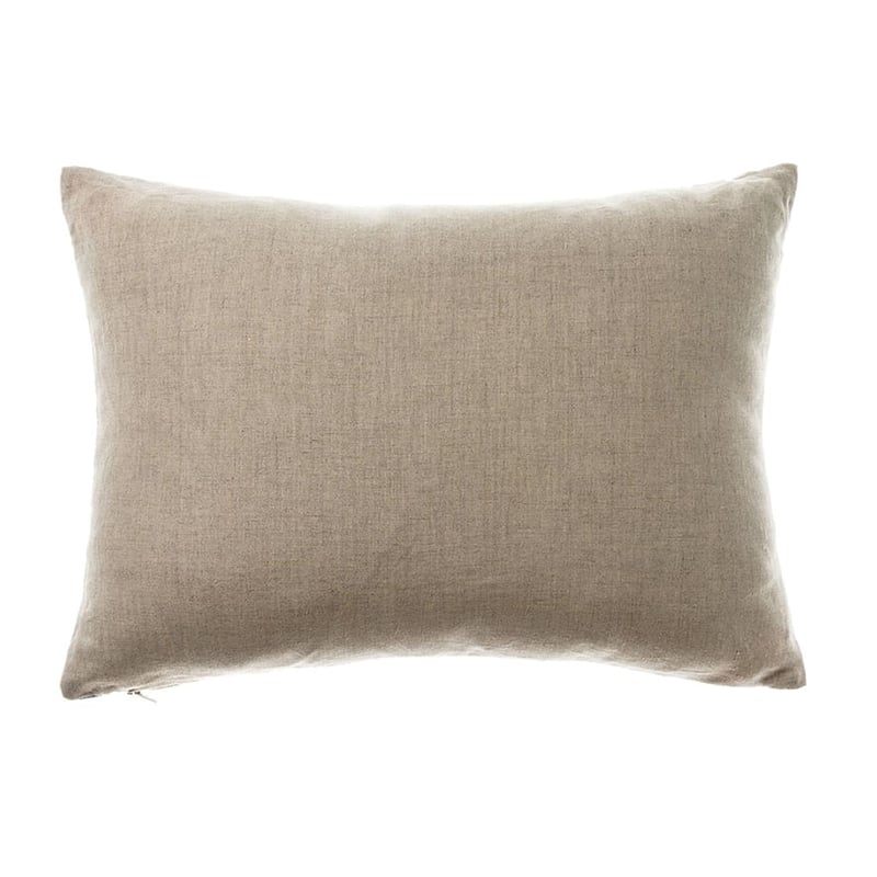 Gardenia Linen Tropical Leaf Long Cushion