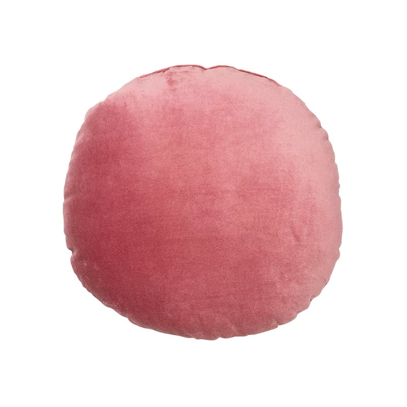 Bombay Round Rose Velvet Cushion 