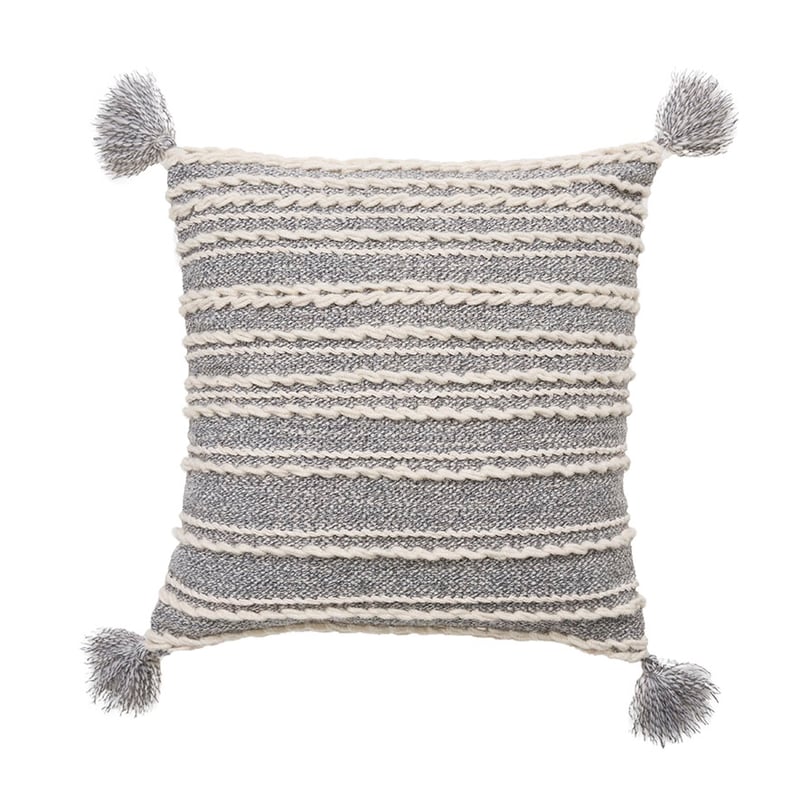 Otis Cushion Grey Stripe 