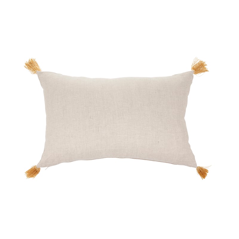 Elephant Printed Cushion Gold 