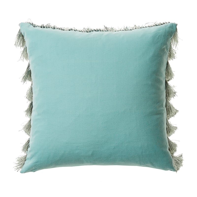 Noelle Fringe Cushion Sage 