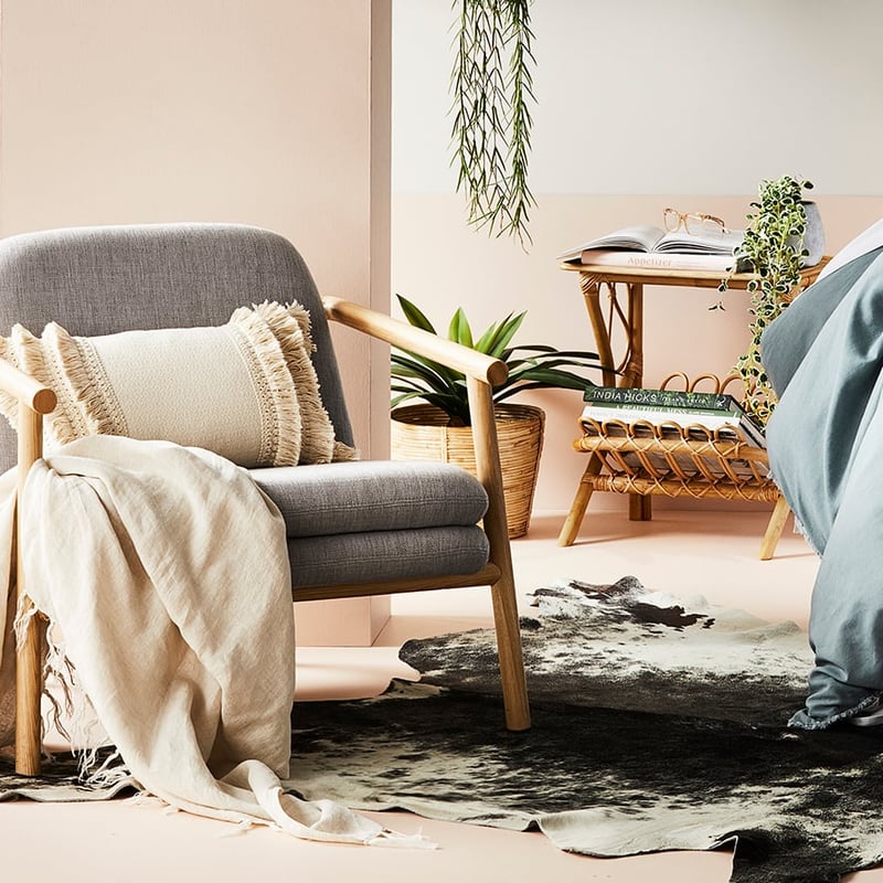 Boracay Long Fringed Natural Cushion