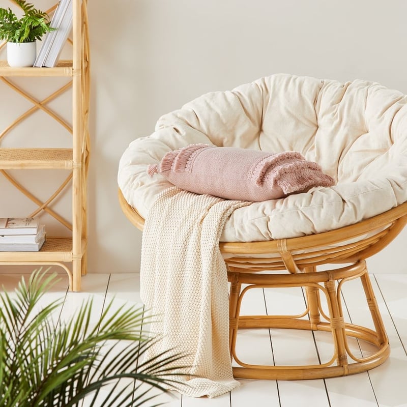Boracay Long Fringed Blush Cushion