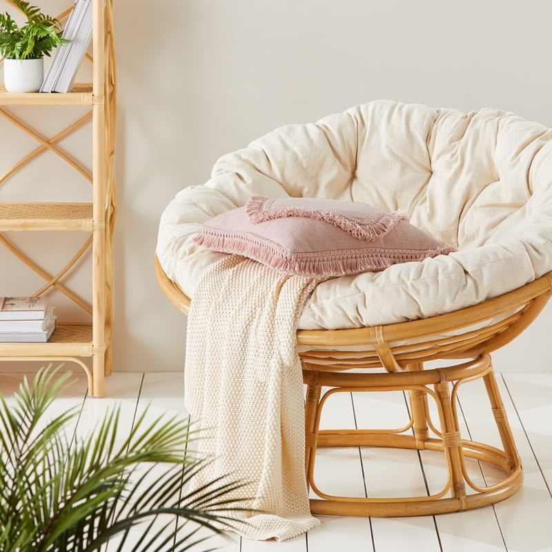 Boracay Fringed Blush Cushion