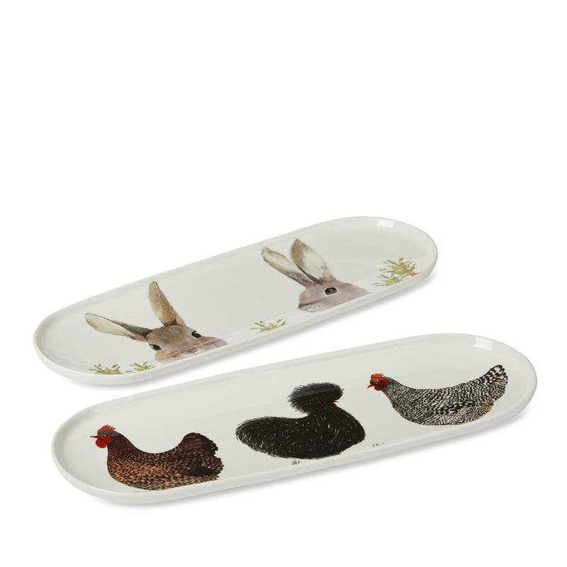 Rabbit & Carrots Easter Tray