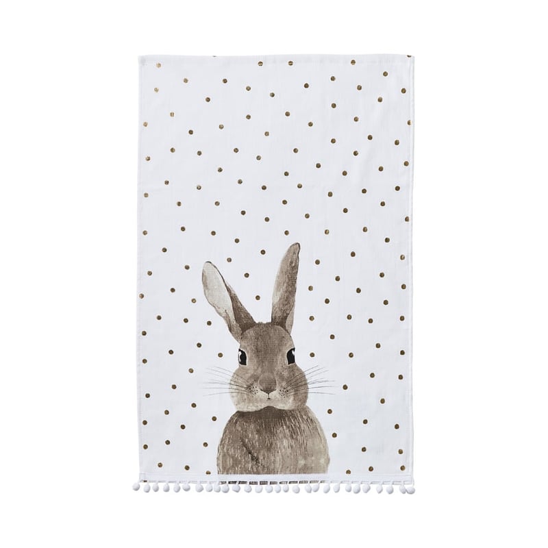 Easter Rabbit Tea Towel Pack of 2