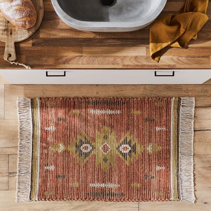 Monte Aztec Rust Indoor Mat 