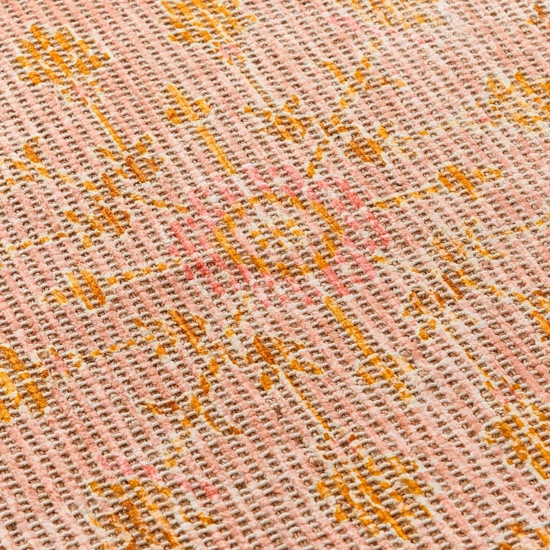 Monte Blush & Mustard Flora Indoor Mat