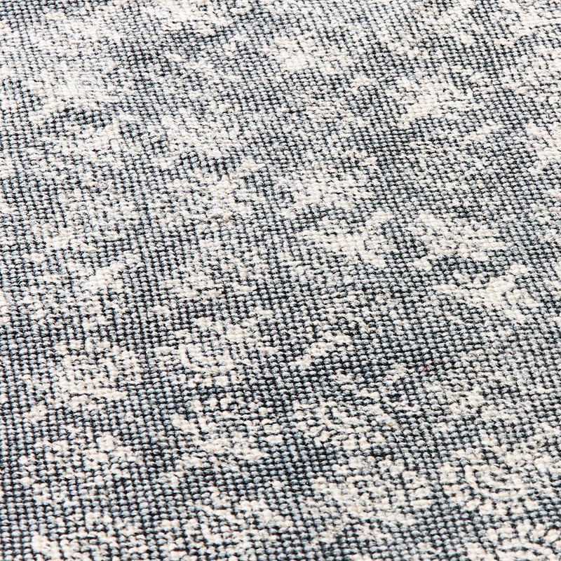 Calais Slate Block Print Indoor Mat