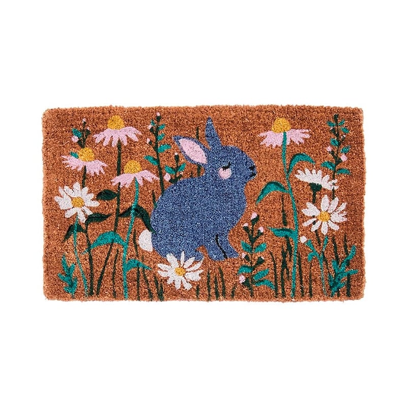Fleur Harris Wildflower Bunny Coir Doormat