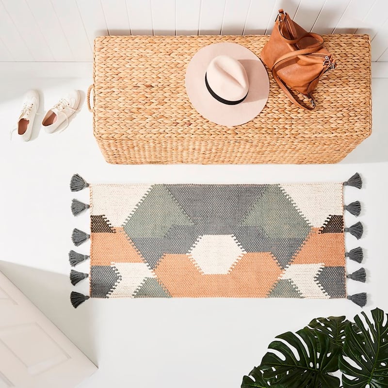 Catania Green & Blue Multi Rug Runner