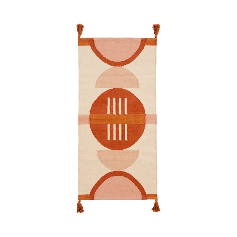 Club Peach Retro Rug Runner