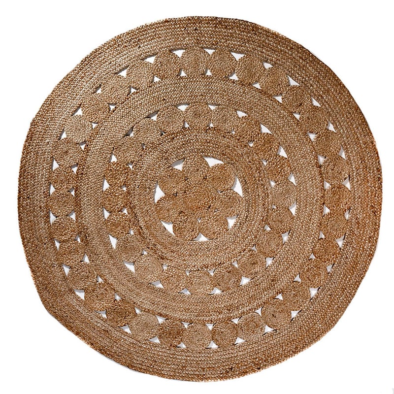 Natural Round Rug Arc