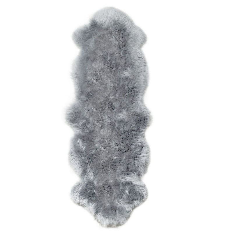 Grey Sheepskin Double