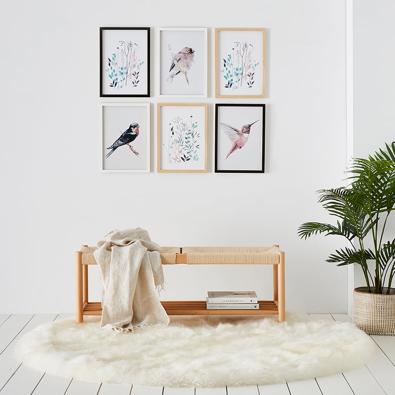 Ivory Sheepskin Round