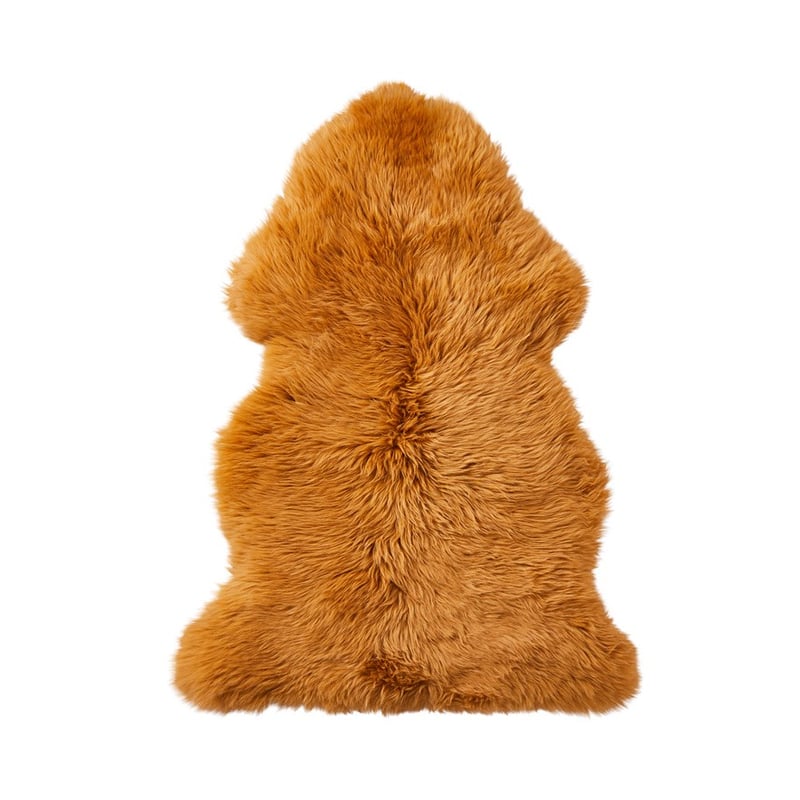 Mustard Single Sheepskin