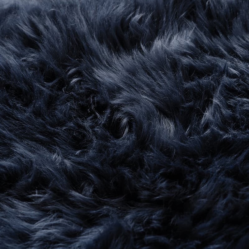 Navy Sheepskin Single