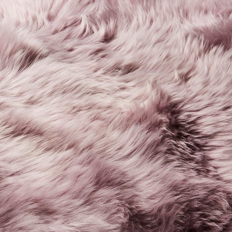 Rose Mist Sheepskin Single