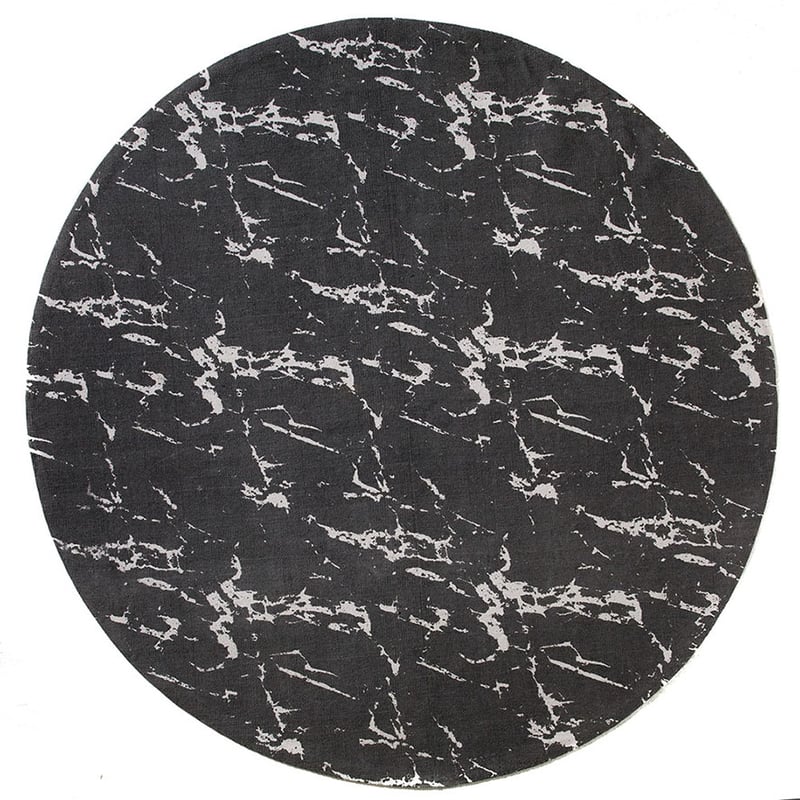Round Rug Marble 
