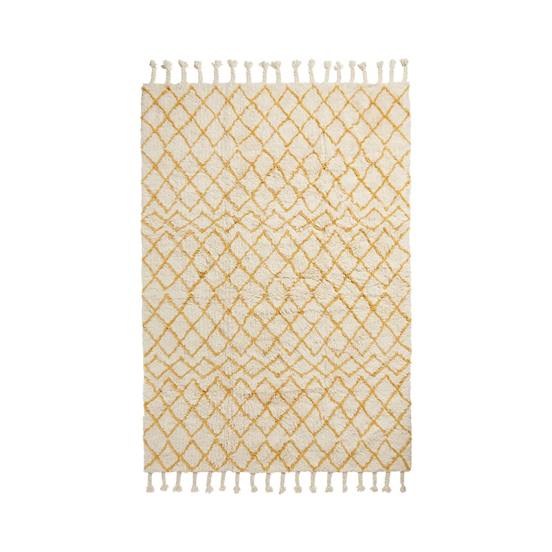 Nordic Rug Natural & Mustard Large