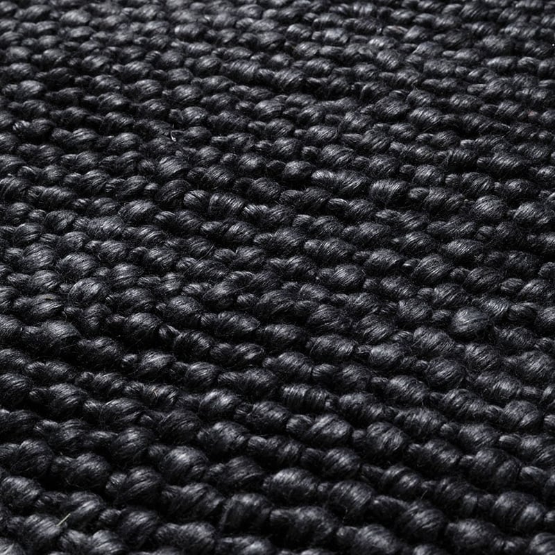 The Wool Collection Rug Charcoal Cosmic
