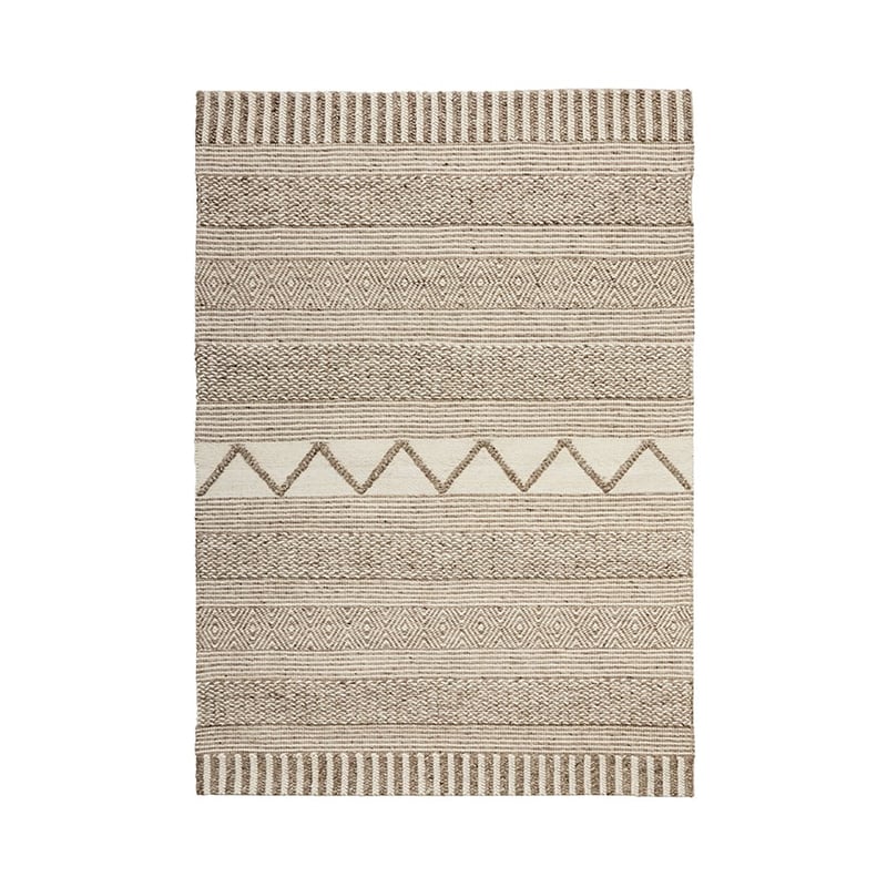 The Wool Collection Rug Natural & Beige Tansy