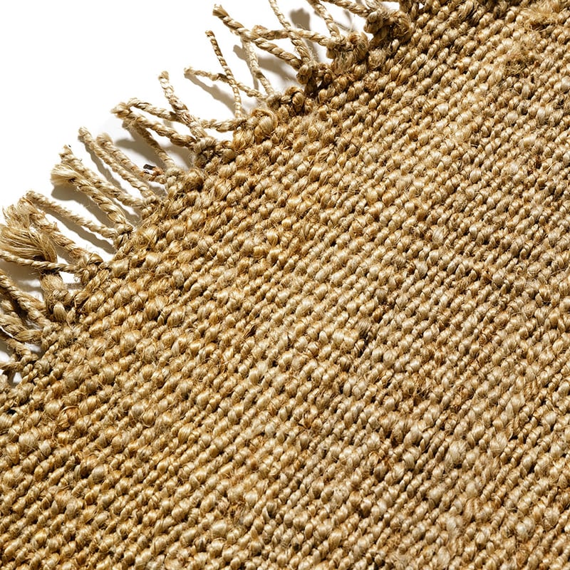 Hemp Round Rug Natural 