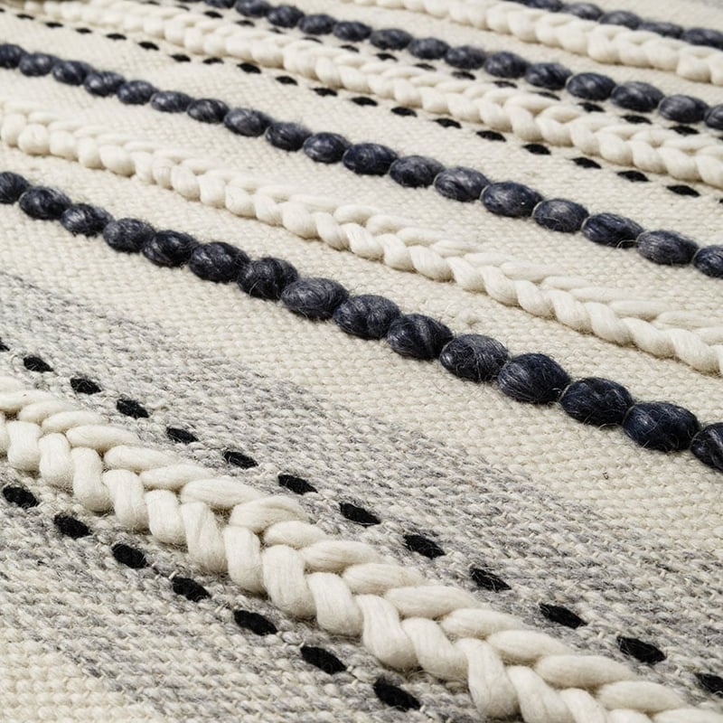 Jells Rug Natural/Charcoal 