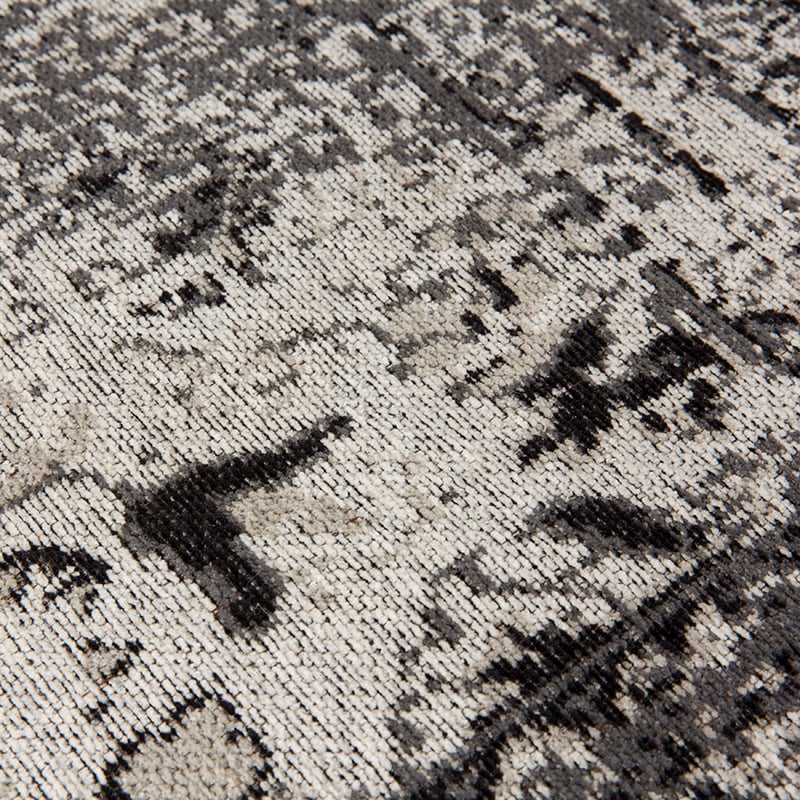 Boheme Rug Natural & Black Jacquard