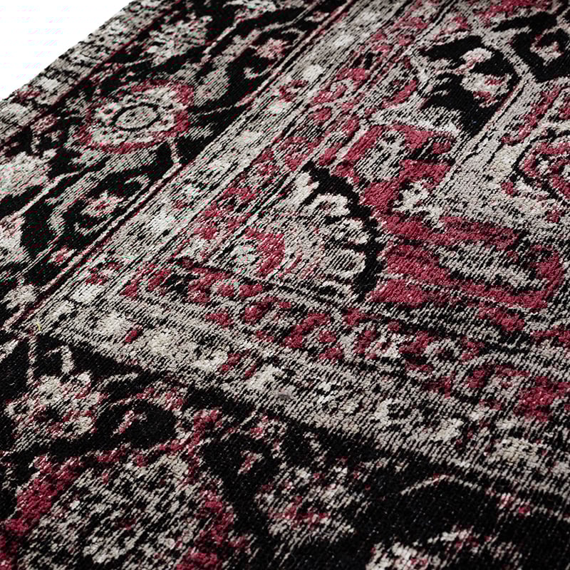 Boheme Rug Magenta & Black Bukhara