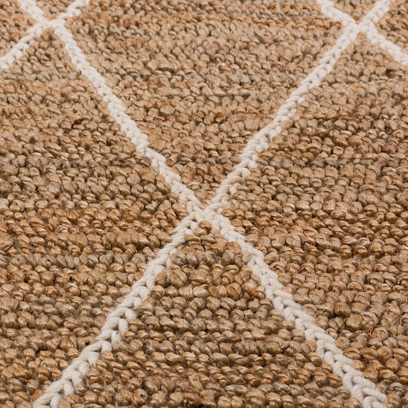 Hana Natural Rug Natural & White 