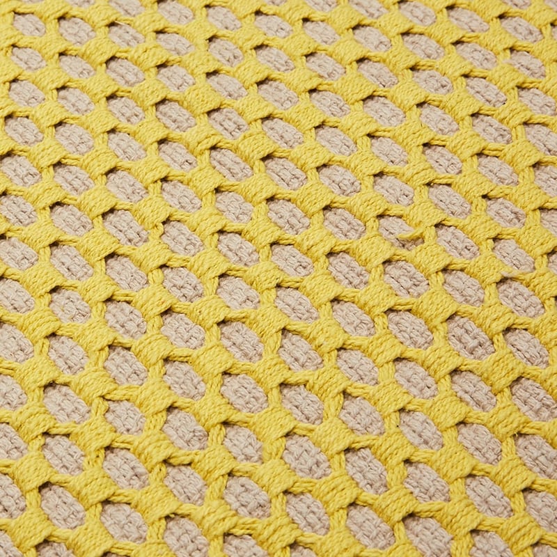 Hex Occasional Mat Mustard 