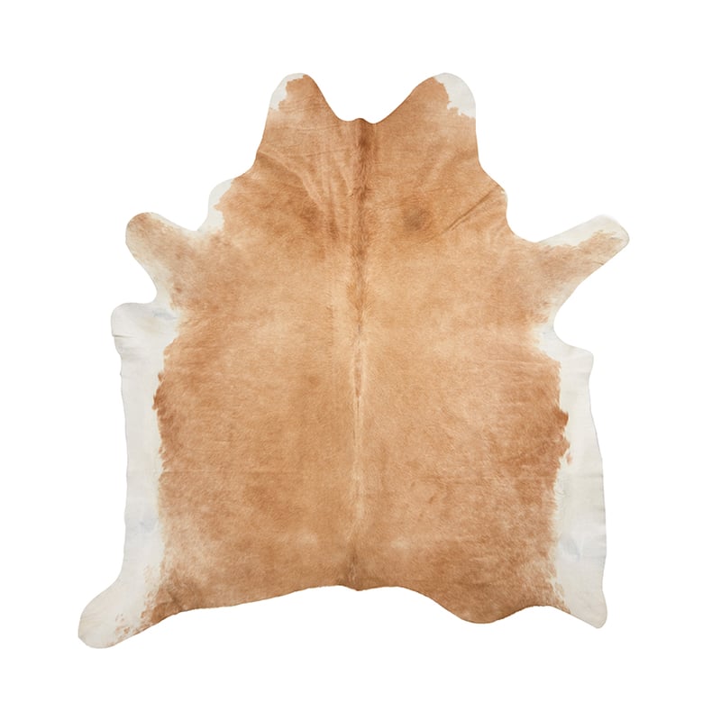 Natural Beige White Cowhide 