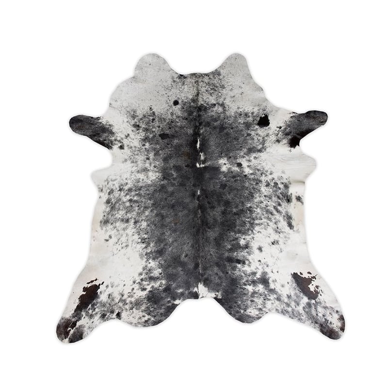 Natural Cowhide Salt & Pepper - Black & White