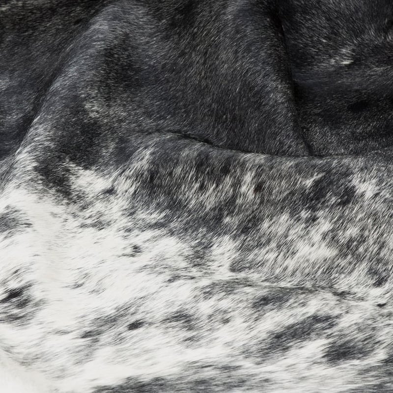 Natural Cowhide Salt & Pepper - Black & White