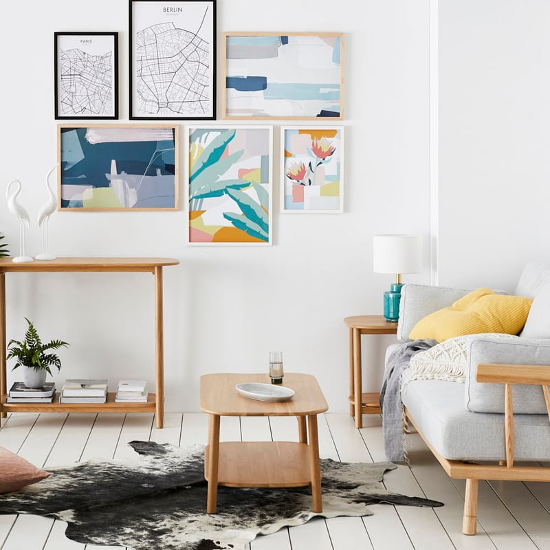 Natural Cowhide Salt & Pepper - Black & White