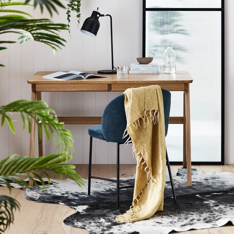 Natural Cowhide Salt & Pepper - Black & White