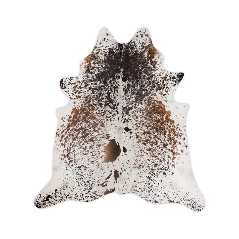 Natural Cowhide Salt & Pepper- Longhorn 