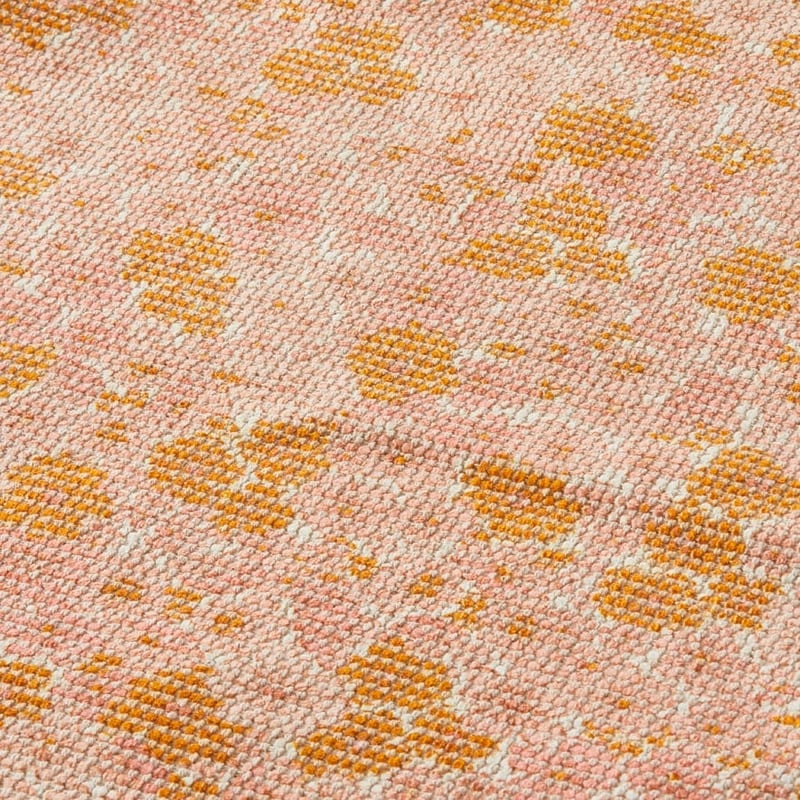 Tivoli Round Blush & Mustard Sunset Bloom Rug 