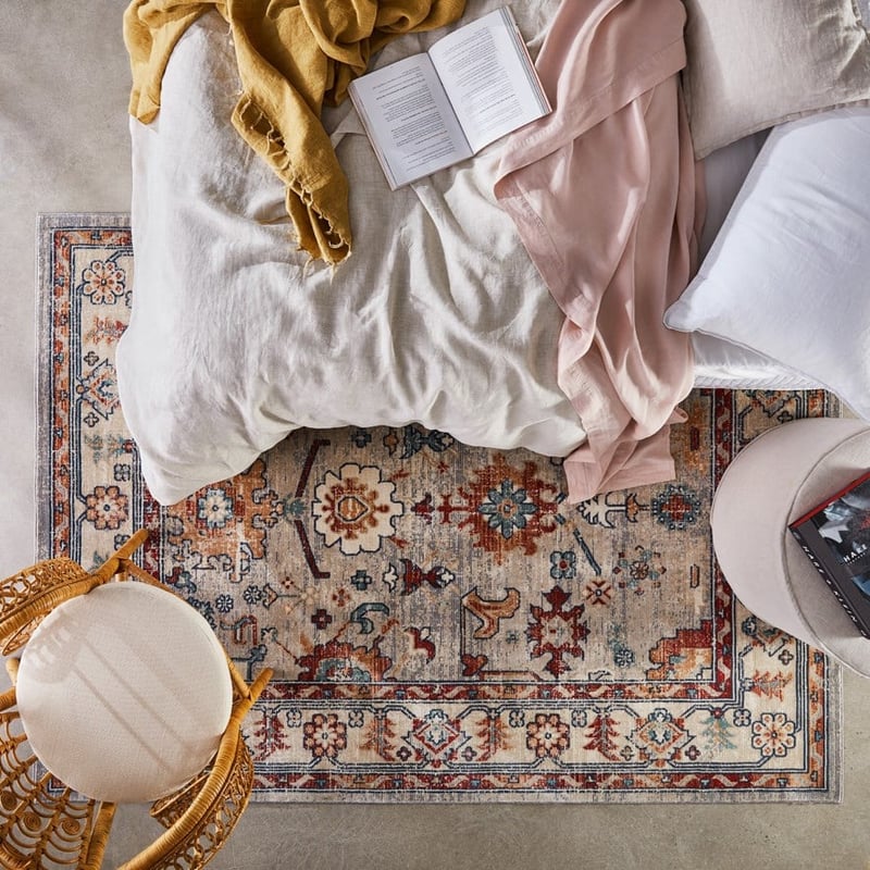 European Collection Konya Natural & Rust Rug