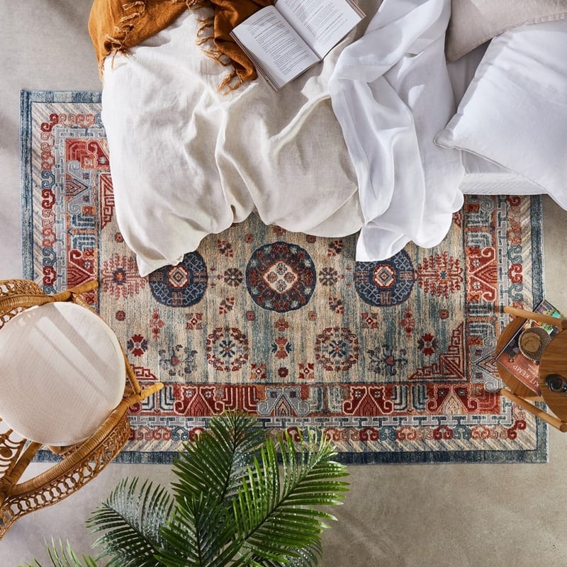 European Collection Konya Sage & Blue Rug