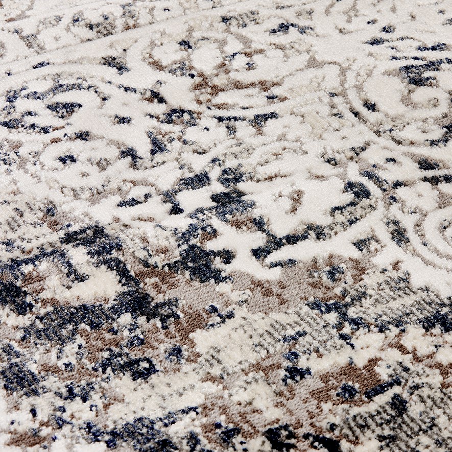 European Collection Konya Silver & Coal Rug