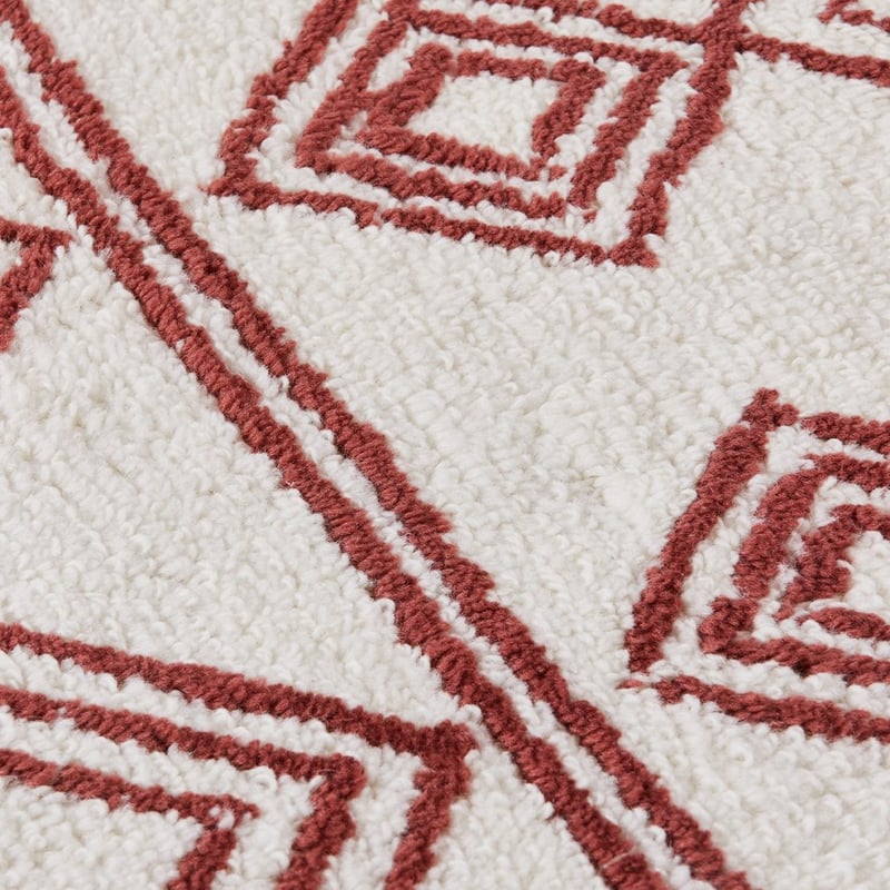 Cardrona Natural & Rose Small Aztec Rug Collection 