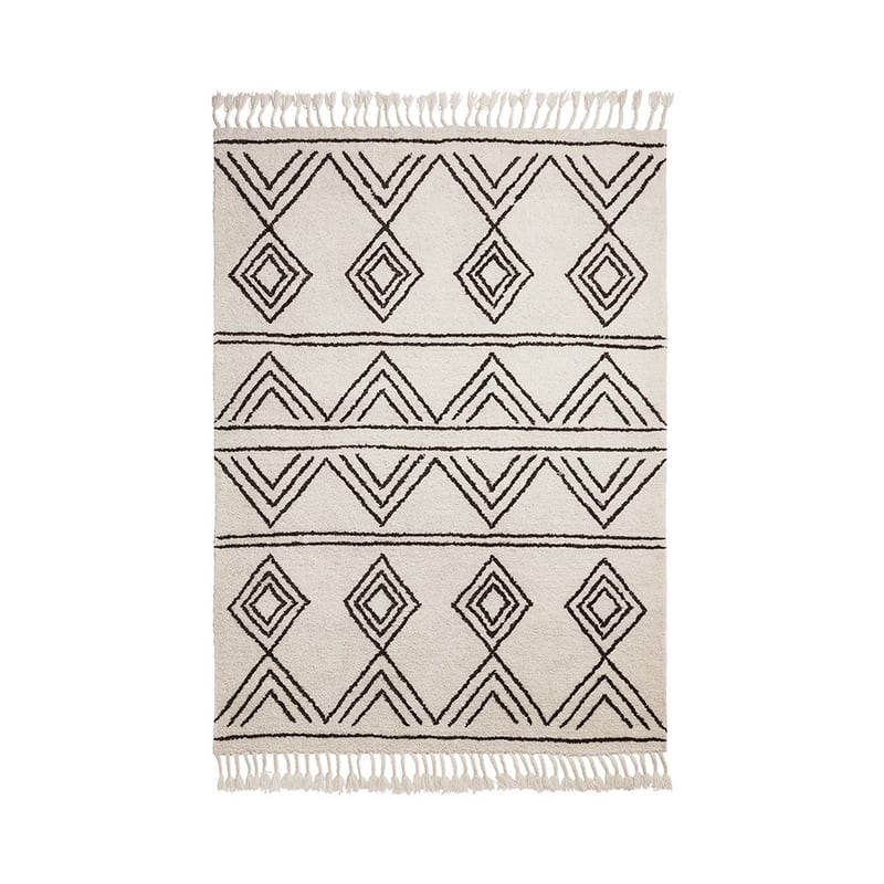 Cardrona Natural & Charcoal Aztec Rug Collection 