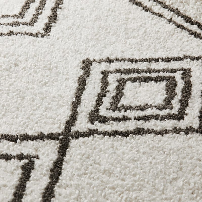 Cardrona Natural & Charcoal Aztec Rug Collection 