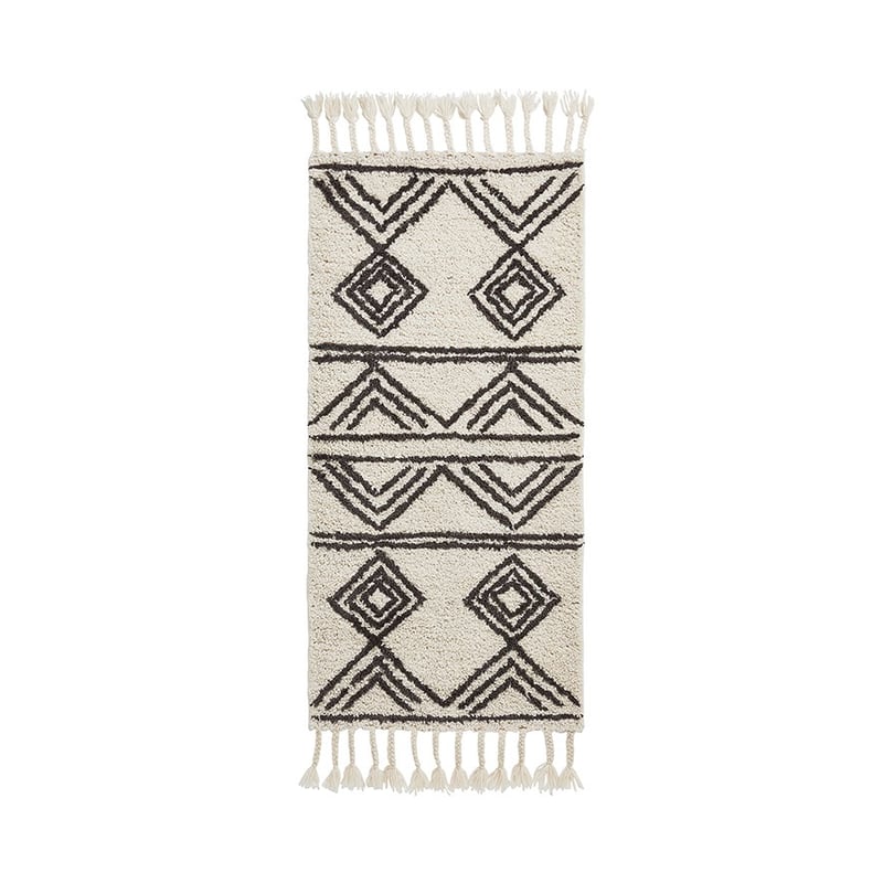 Cardrona Natural & Charcoal Small Aztec Rug Collection 