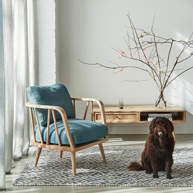 Balfour Blue Marle & Natural Diamond Rug Collection 