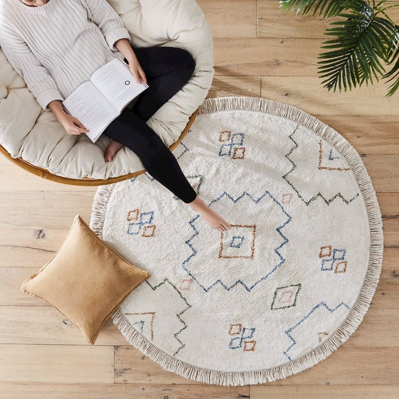 Somersby Aztec Round Rug